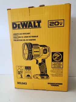 Dewalt jobsite led light 20 max v