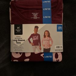 2 Pack Girls Long Sleeve