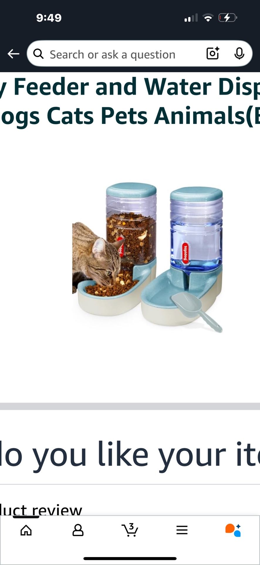 Automatic Feeders and Waterer Dog Cat Food Feeder Water