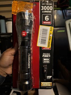 husky 3000 lumens flashlight