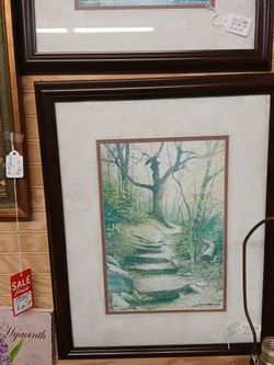 Two numbered prints from signed paintings, both maybe around # 40s out of 600