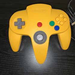 OEM Nintendo N64 Controller Yellow Original Authentic 