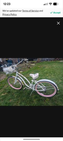 Beach cruiser bike