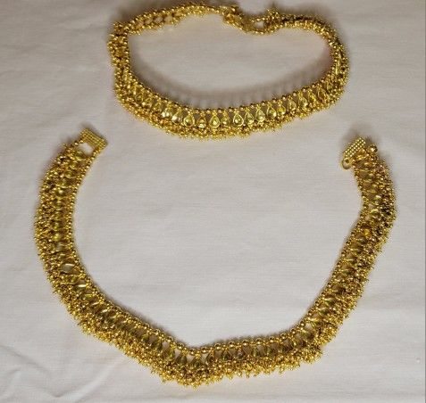 Golden Anklets or Hair Ornaments