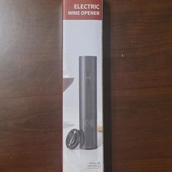 Electric Wine Opener Automatic Corkscrew Battery Operated With Foil Cutter