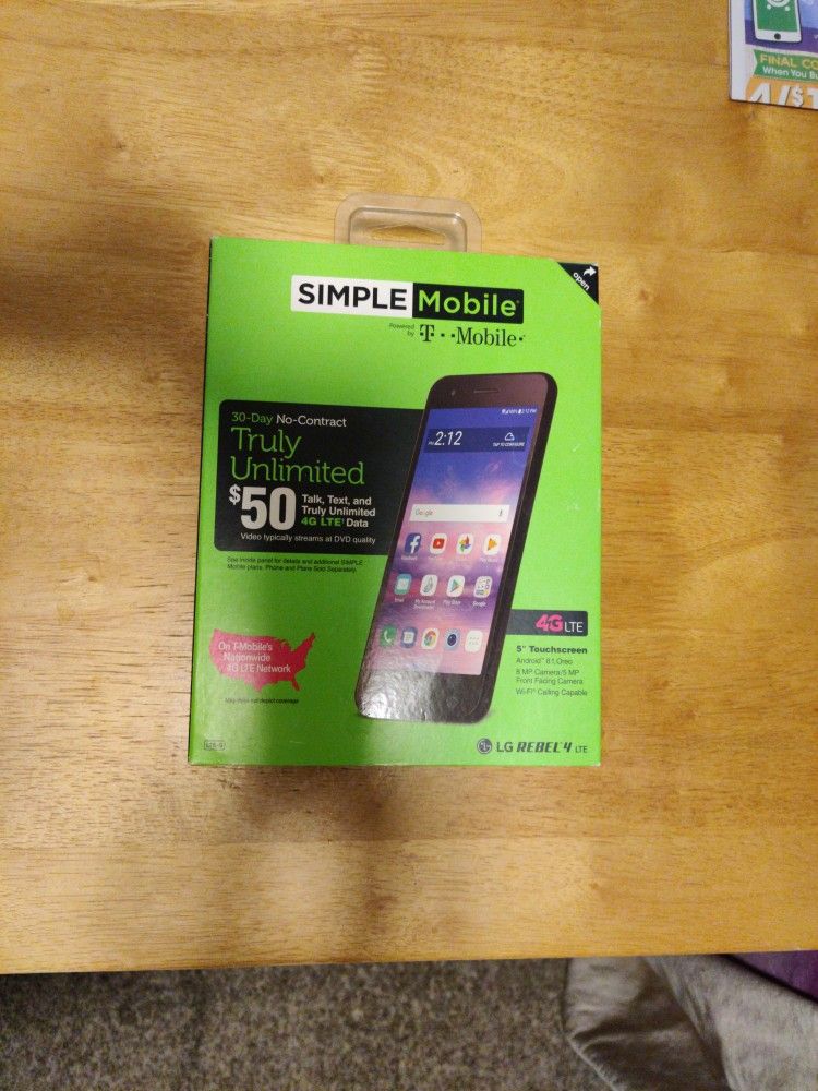 LG Rebel 4 By Simple Mobile