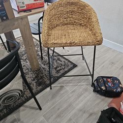 Woven Counter Stool 