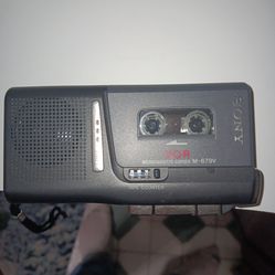 Sony M-679V Microcassette Voice Recorder