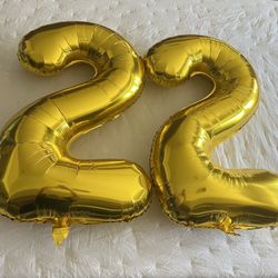 Number 22 Balloons - FREE