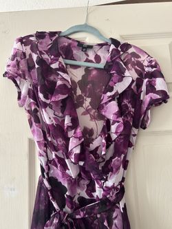 PRETTY PURPLE SHEER DRESS BRAND NEW. $15.00
