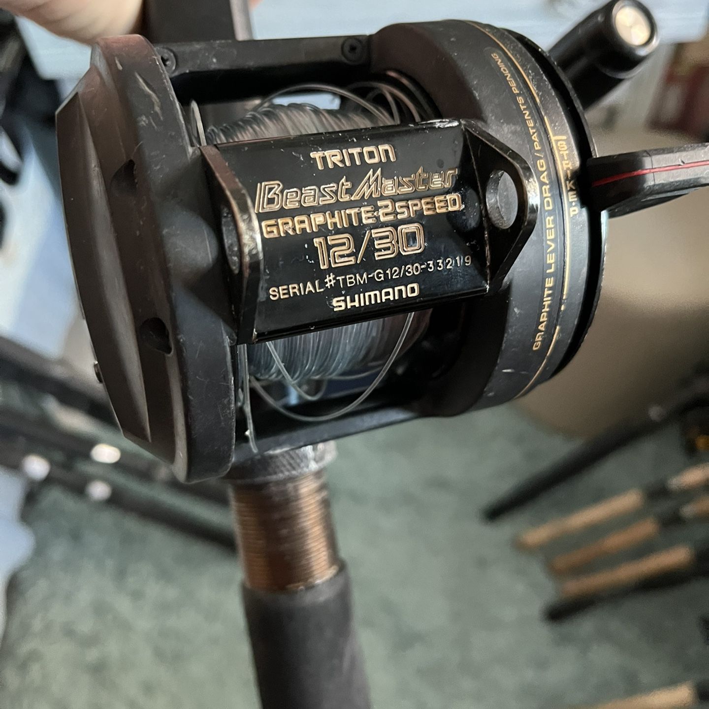Shimano Triton Beastmaster 2-speed Conventional Fishing Combo