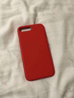 Iphone 7&8 silicone red cover