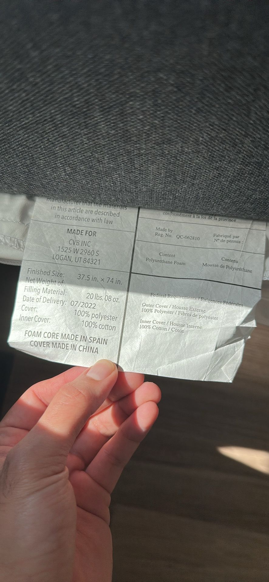 Lucid 8inch Twin Medium Firm Memory Foam Mattress With Bed Frame