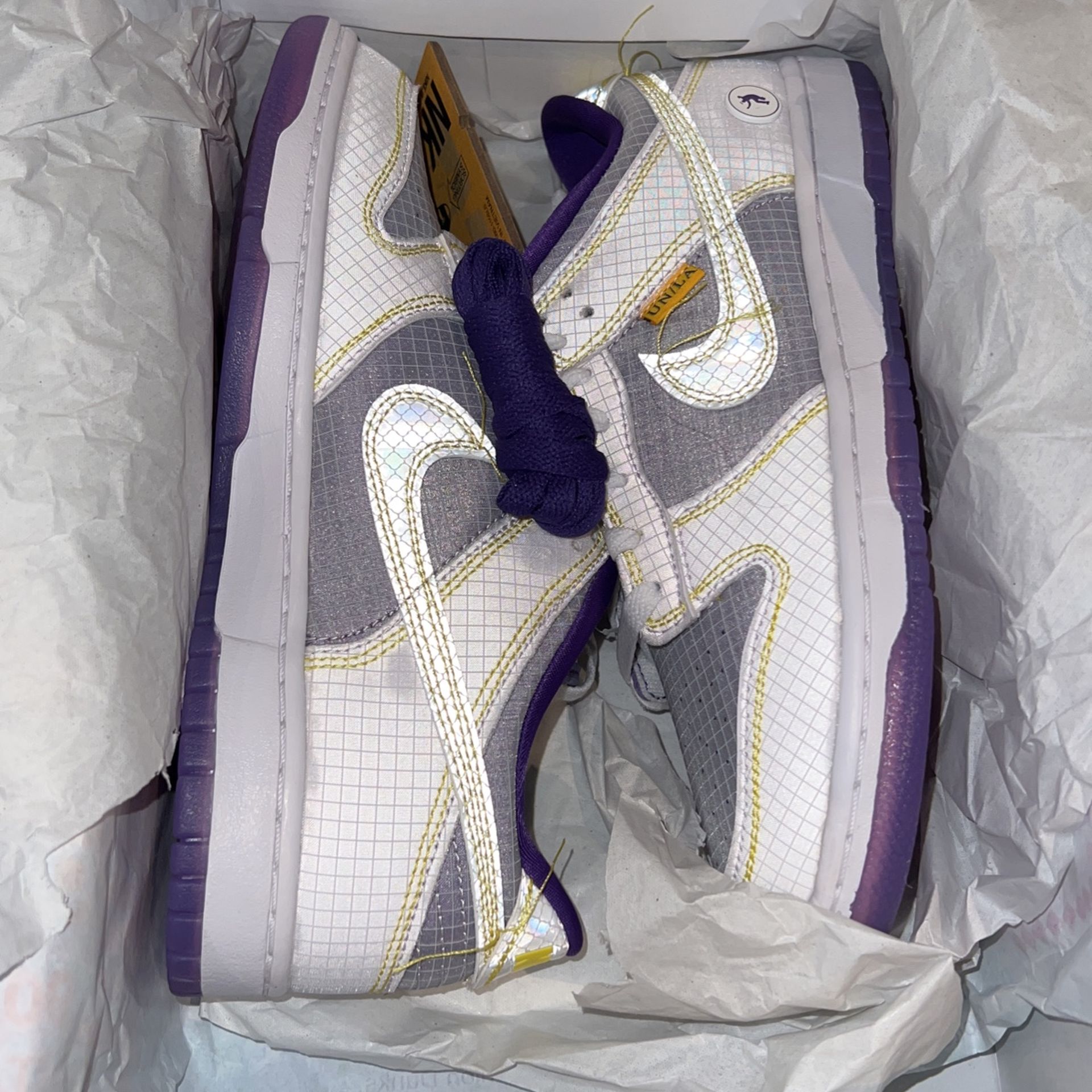 Nike Dunk Low Union Court Purple Size 8
