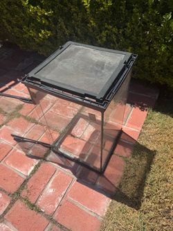 Glass Reptile Terrarium with Screen Lid