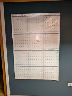 Large Dry Erase Calendar
