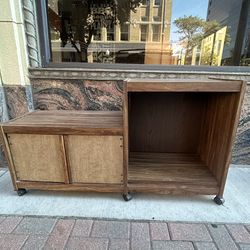 Vintage 1960s Mid Century Modern Gusdorf Media Console 