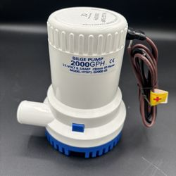 SAILFLO 2000 GHP 12V bilge pump with 1-1/8 hose outlet