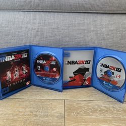 NBA 2K16 & NBA 2K18 PS4 Bundle