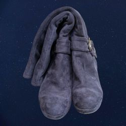 Impo Stretch Navy Blue Knee High,High Heel Boots 