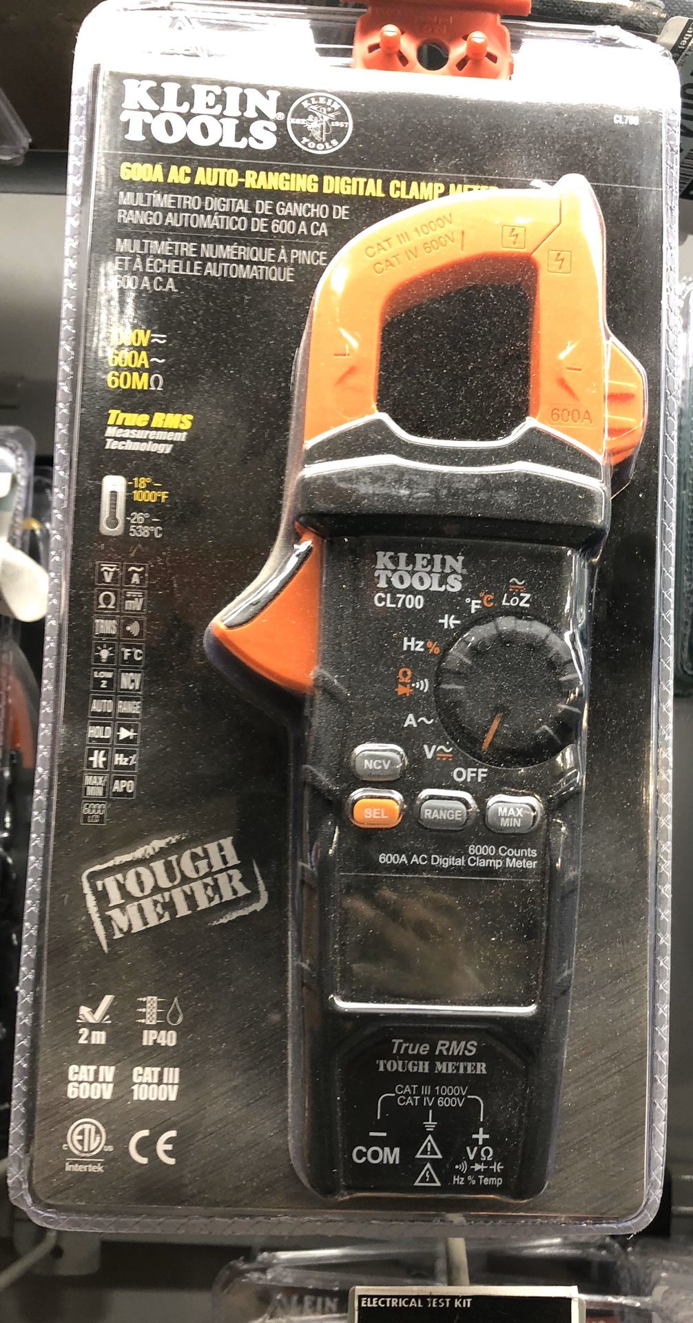 Klein Auto Range Digital Clamp Meter