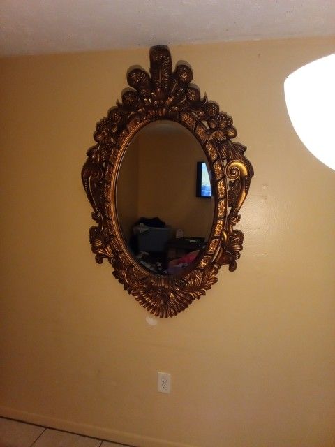 Very Old Antique Mirror .