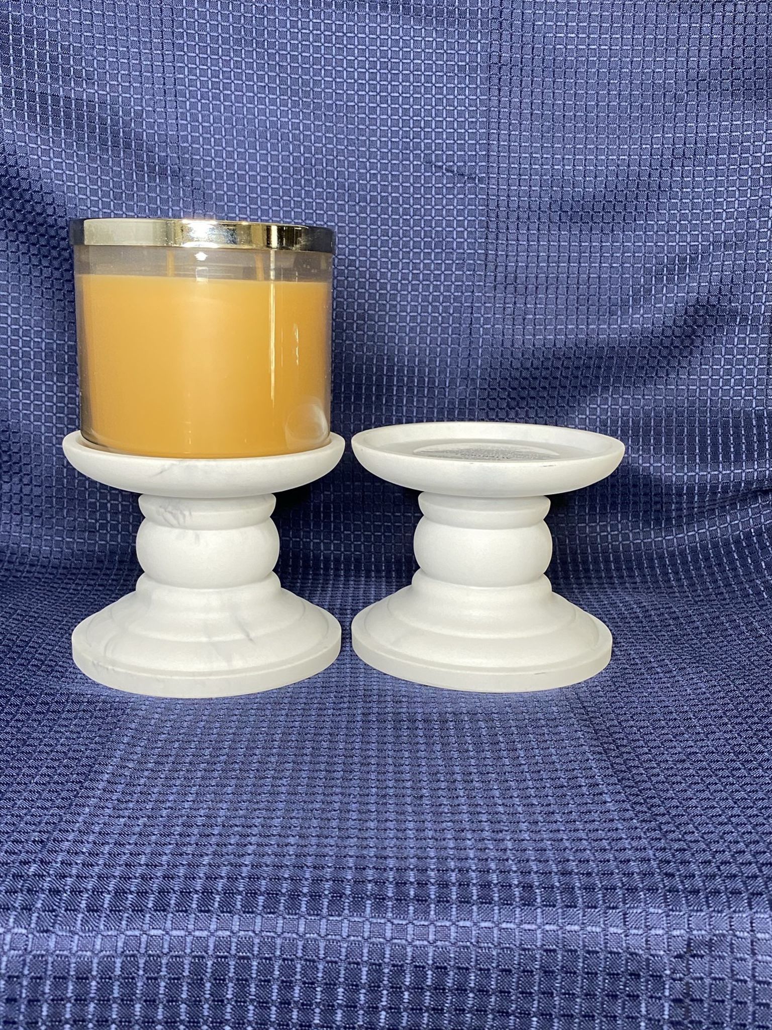 BBW Marble Candle Holders