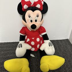 Vintage Disney Jumbo Minnie Mouse Plush 29" 