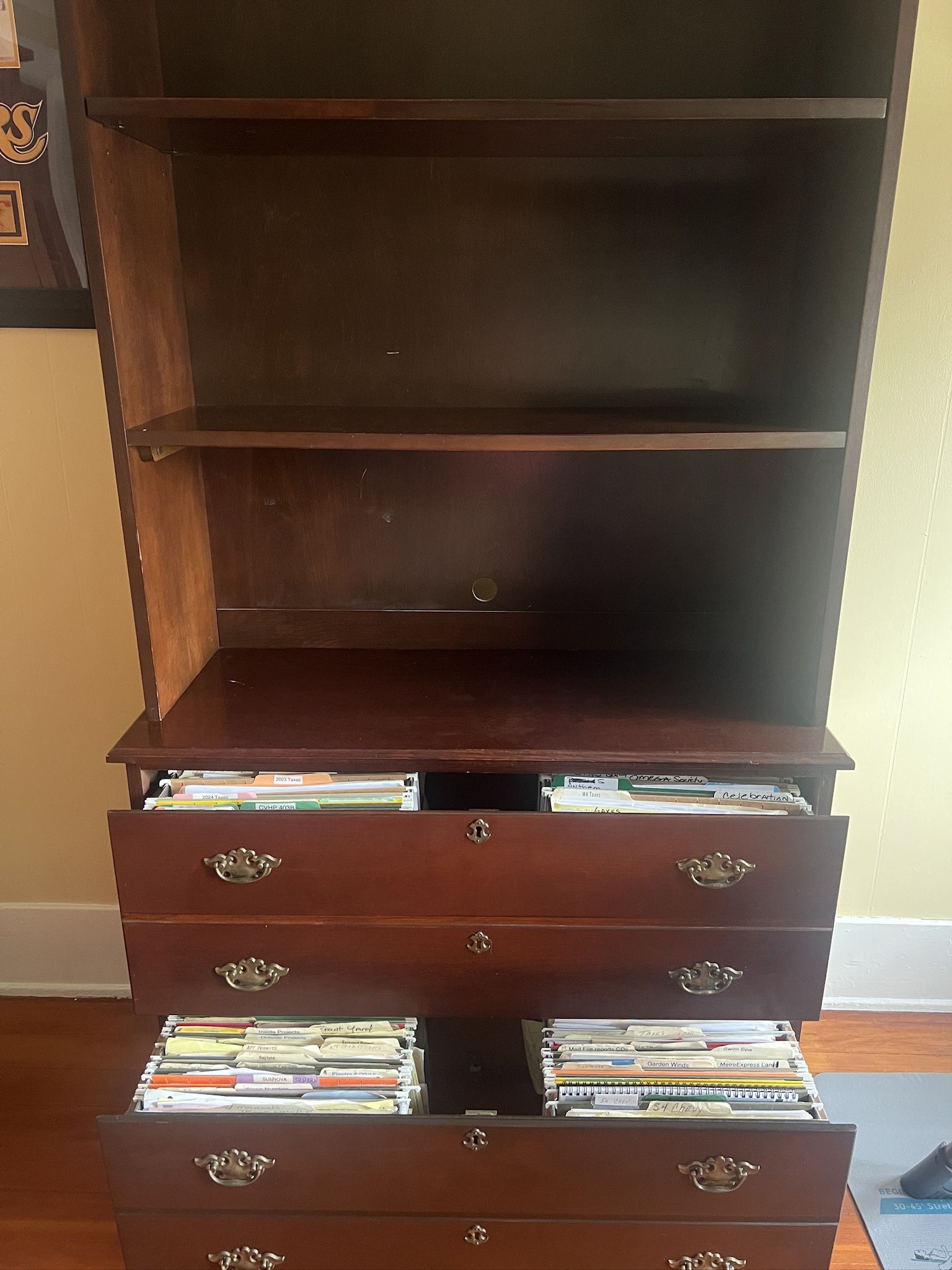 Bombay Company File Cabinet And Shelf