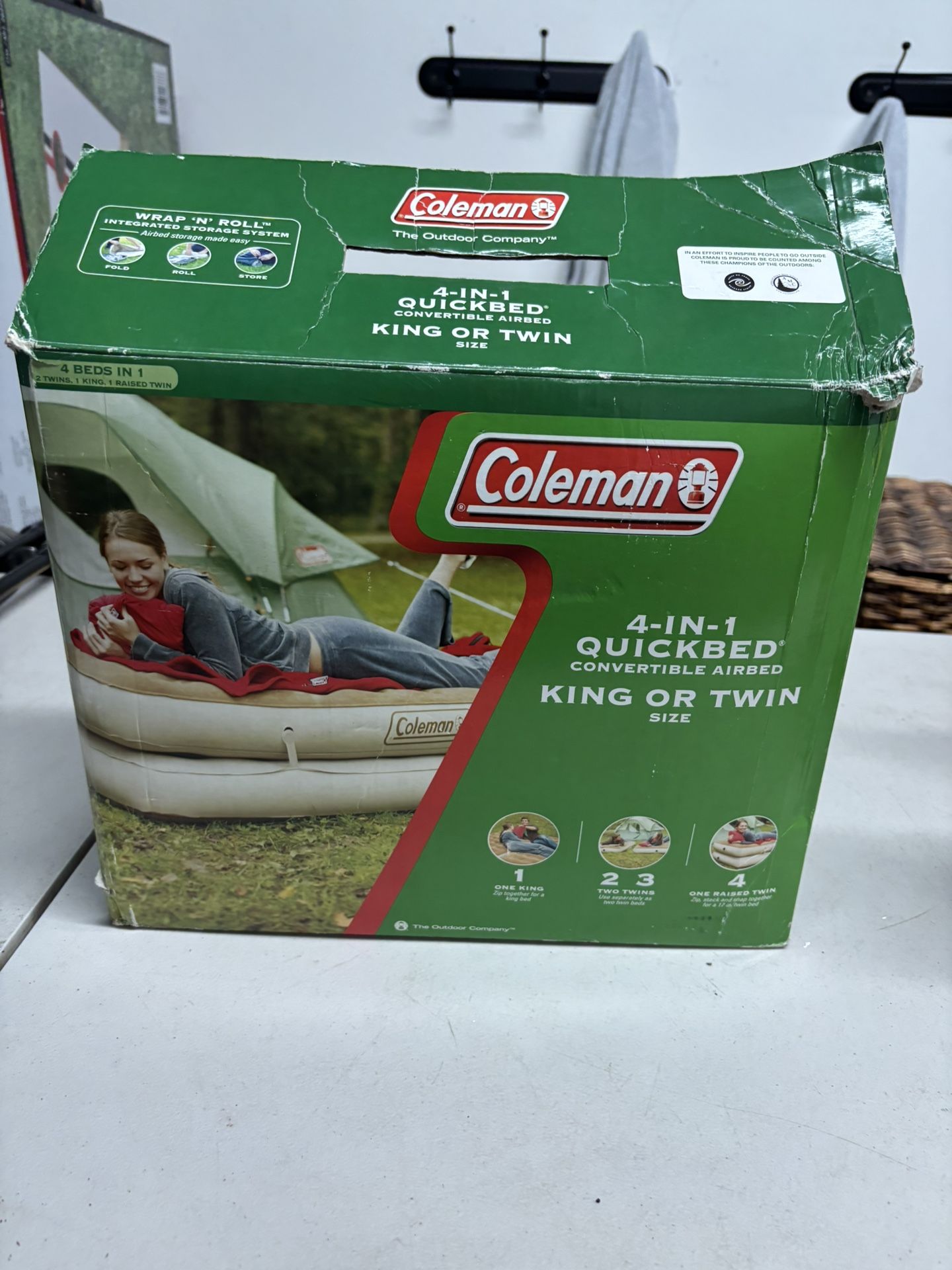 New Coleman 4 in 1 Air Mattress