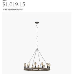 Avenir Medium Chandelier (New In Box)