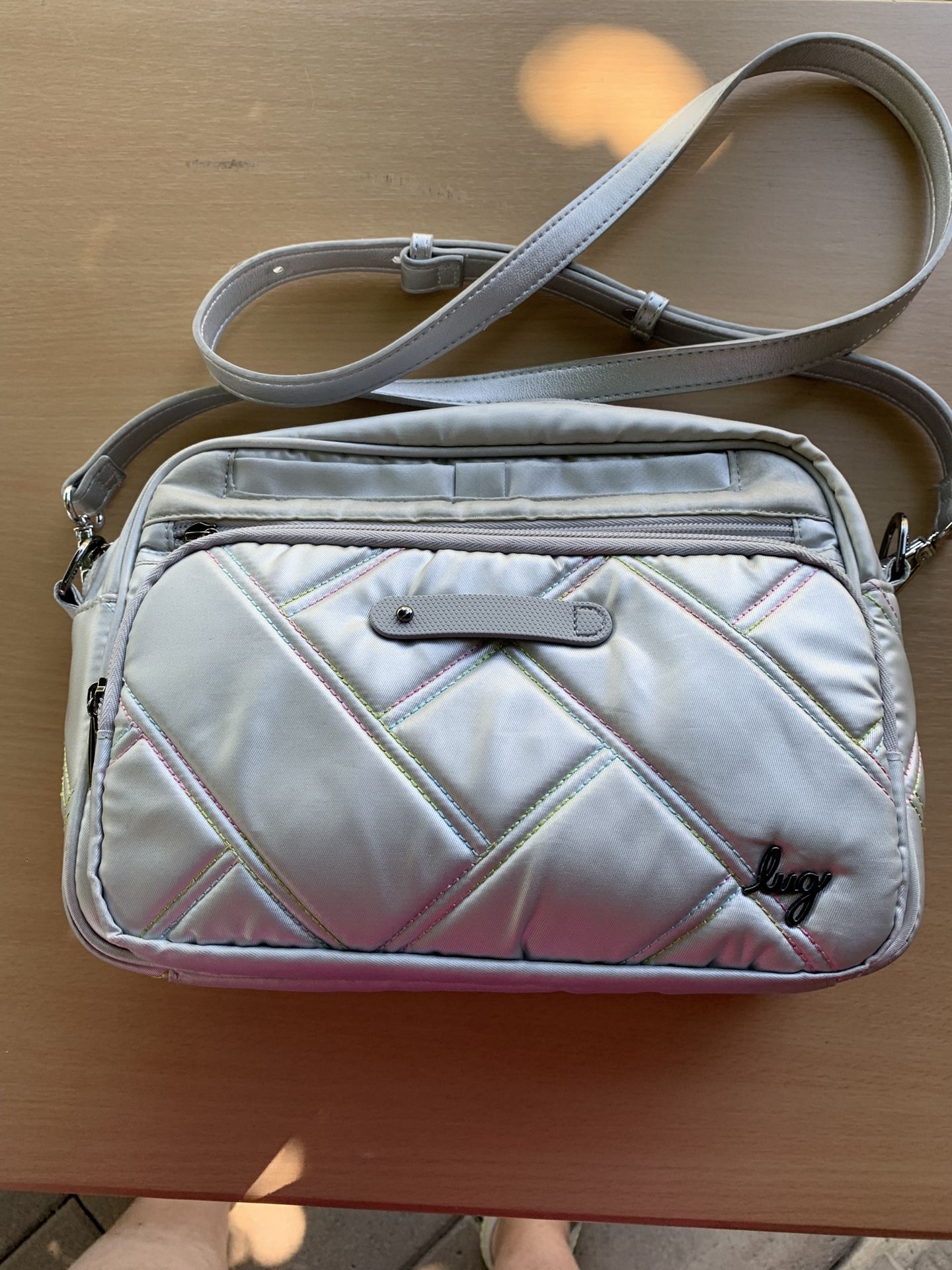 Silver Crossbody Purse by Lug