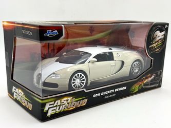 Jada 1:24 Scale Fast & Furious Diecast Model - 2011 Bugatti Veyron