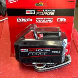 Milwaukee 48-11-1881 Red Lithium Forge Xc8.0 Battery