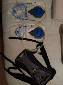 Hiking bag and water bladder
