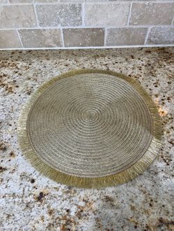 Gold table  mat sets of 4