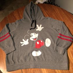 Disney Size 2X Mickey Mouse Hoodie Sweatshirt 