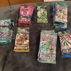Pokemon Korean And Japanese Packs 