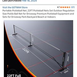 Portable Pickleball Net 