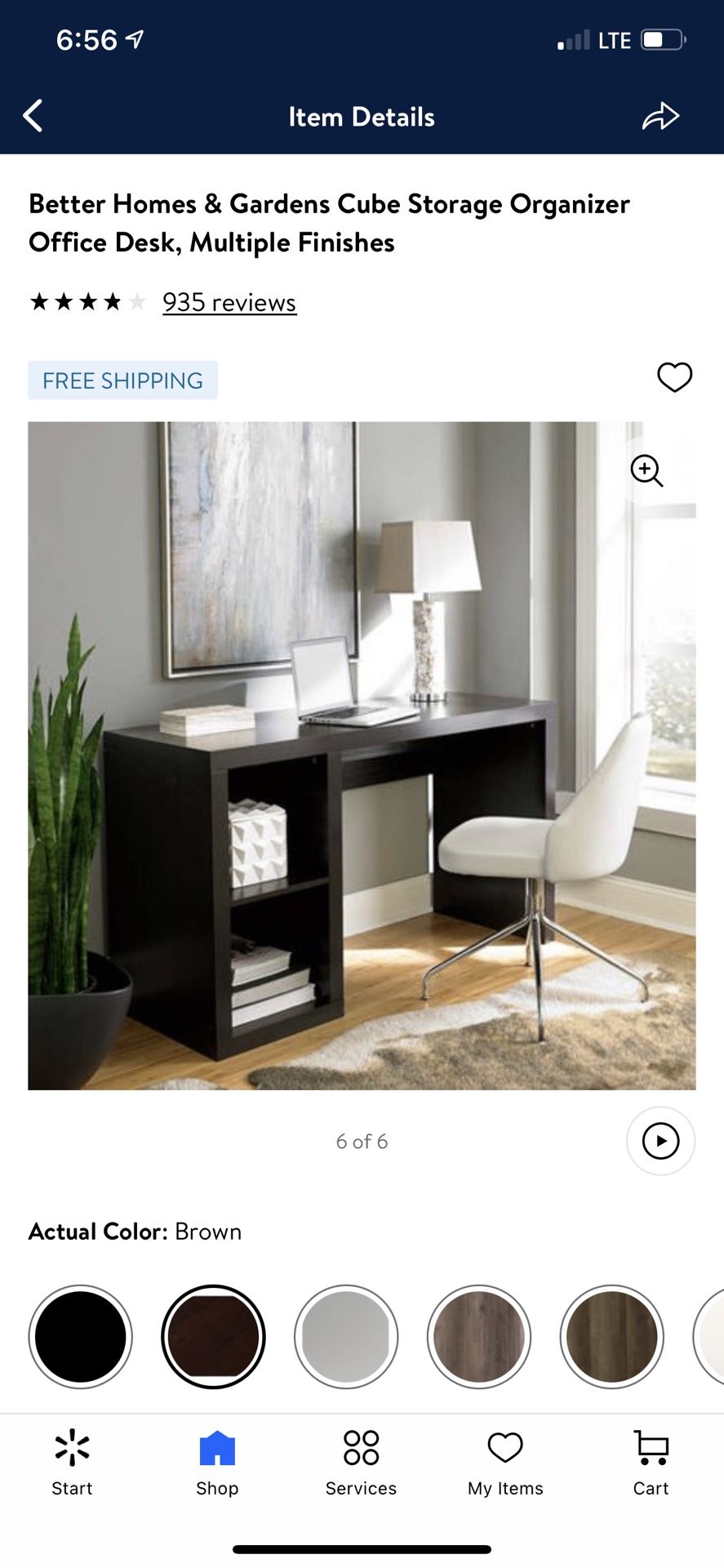 Better Homes & Gardens Cube Storage Organizer Office Desk, Multiple Finishes New In Box