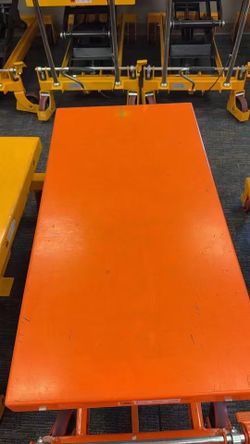 Hydraulic Scissor Lift Table Cart 1760 lbs Capacity, 39.4" Extended Table Height, T-2005