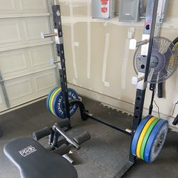 Bench/squat rack 