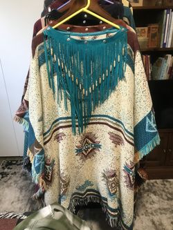 Native American Wrap With Silver Beads