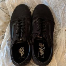 Vans size 5 youth, Ward, black/black
