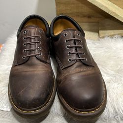 Dr. Martens 8053 Crazy Horse Leather Oxford Shoes Brown  Men's Size 13 USA UK 12