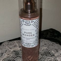 NEW BATH & BODY WORKS PURE WONDER FINE FRAGRANCE MIST SPRAY 8 OZ
