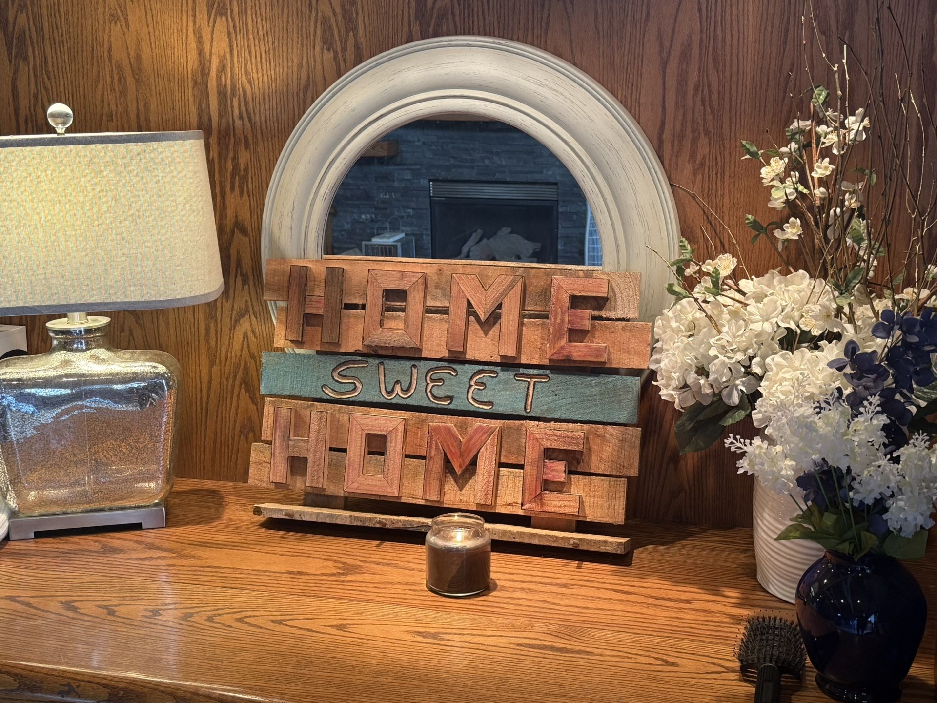 HOME SWEET HOME KEY RACK AND SHELF