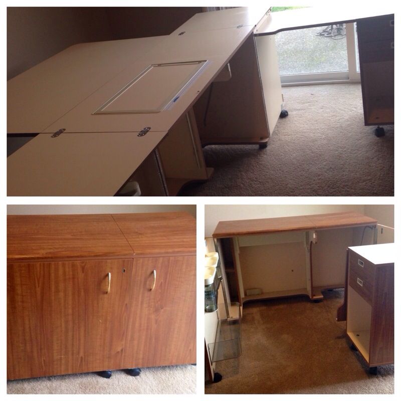KOALA Sewing Station Cabinet Desk great for organizing !