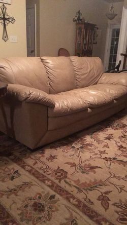 Leather vinyl couch