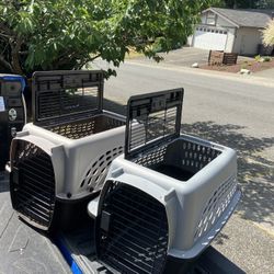 Small Dog Cat Rabbit Bunny Kennel Crate Carrier Like New 24" L by 14” W by 14” H $25 Each